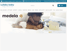 Tablet Screenshot of lullabybaby.com