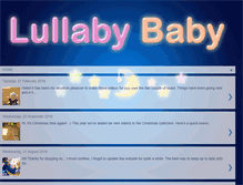 Tablet Screenshot of lullabybaby.org